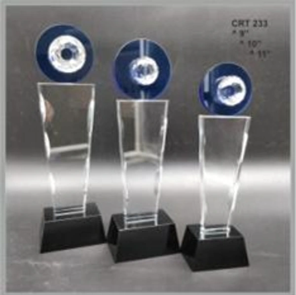 Crystal Awards and Trophies - 9 / 10 / 11, Bangalore 24 hrs up to 72 hours / Other Cities 4 to 7 days.